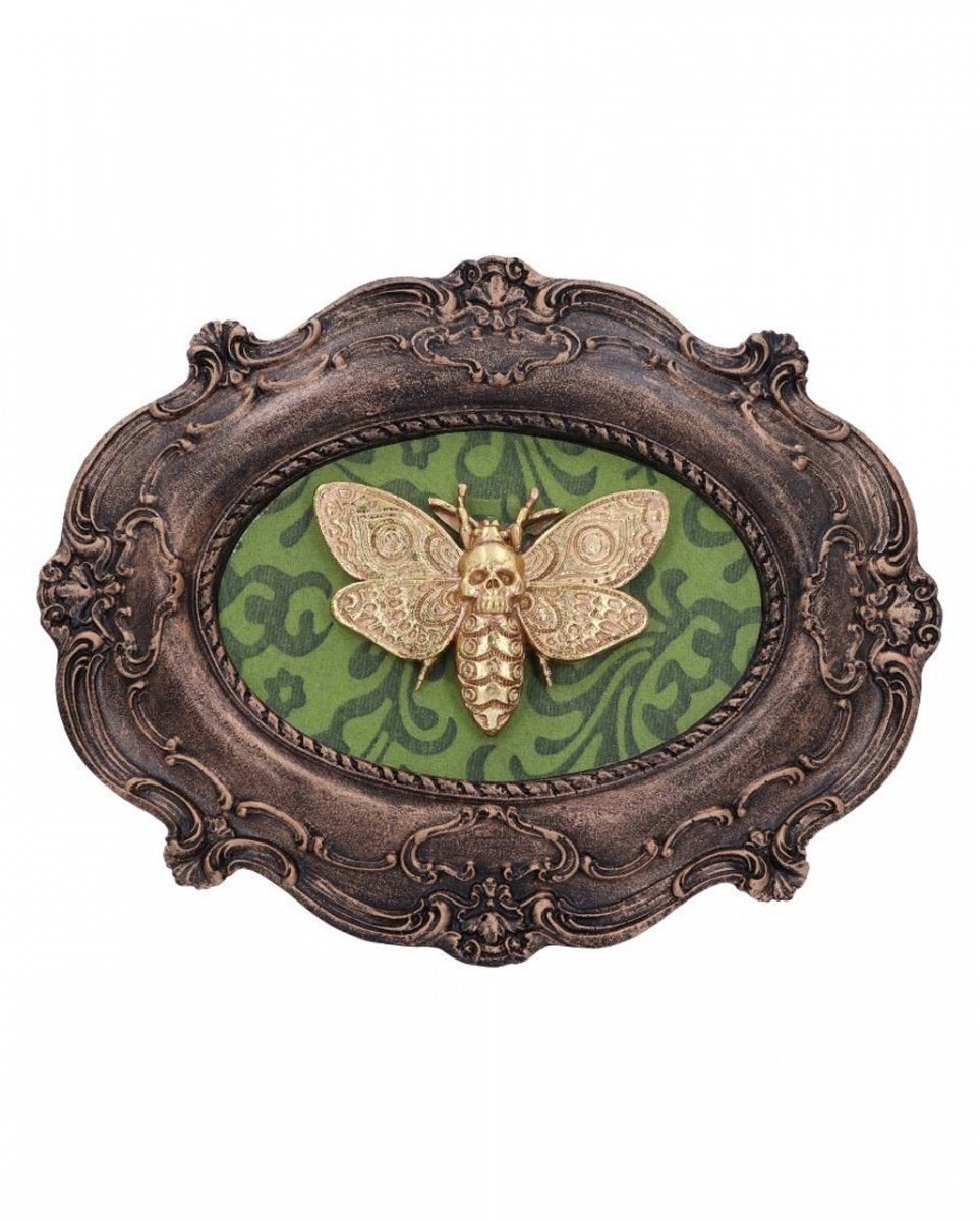 Dekofigur Atropos Totenkopf Motte Wandbild