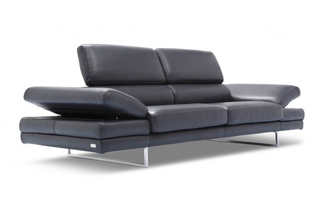 JVmoebel Sofa Couch 2 Sitzer Sofa 100% Italienisches Leder Couch Design Polster, Made in Europe