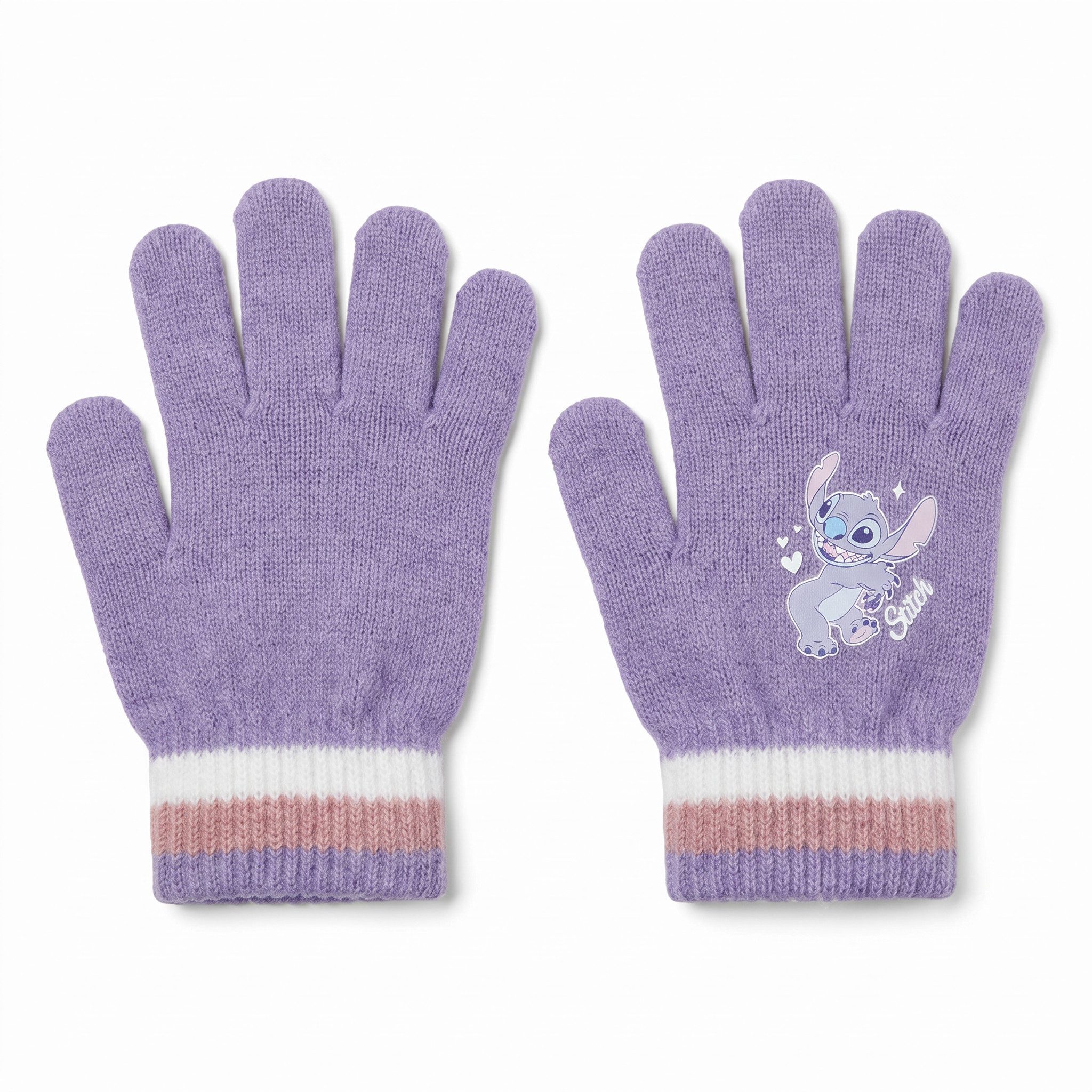 Disney Strickhandschuhe Disney Lilo und Stitch Kinder Mädchen Handschuhe Onesize von 4 bis ca. 8 Jahre