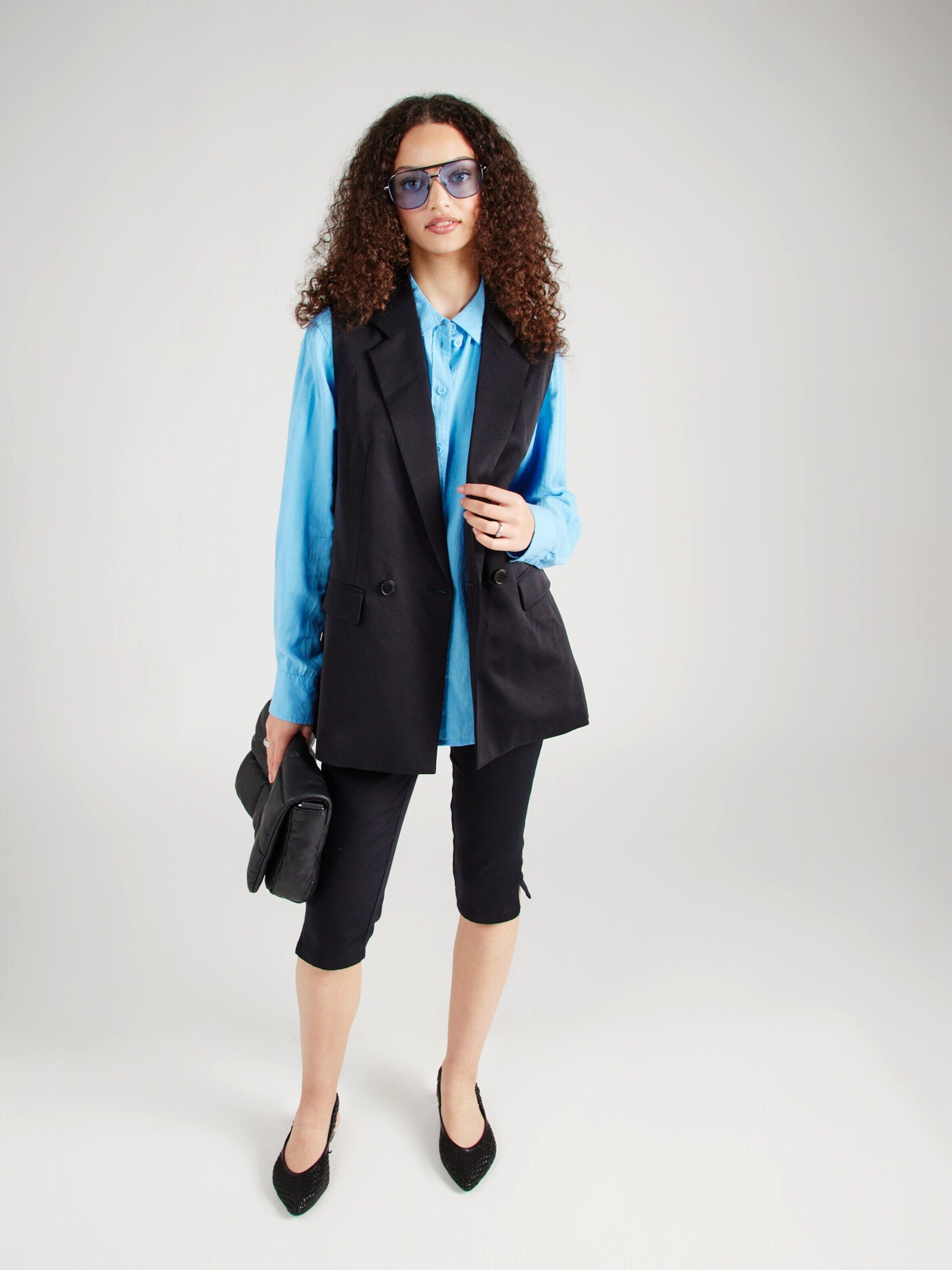 Vero Moda Langarmbluse LINN (1-tlg) Falten