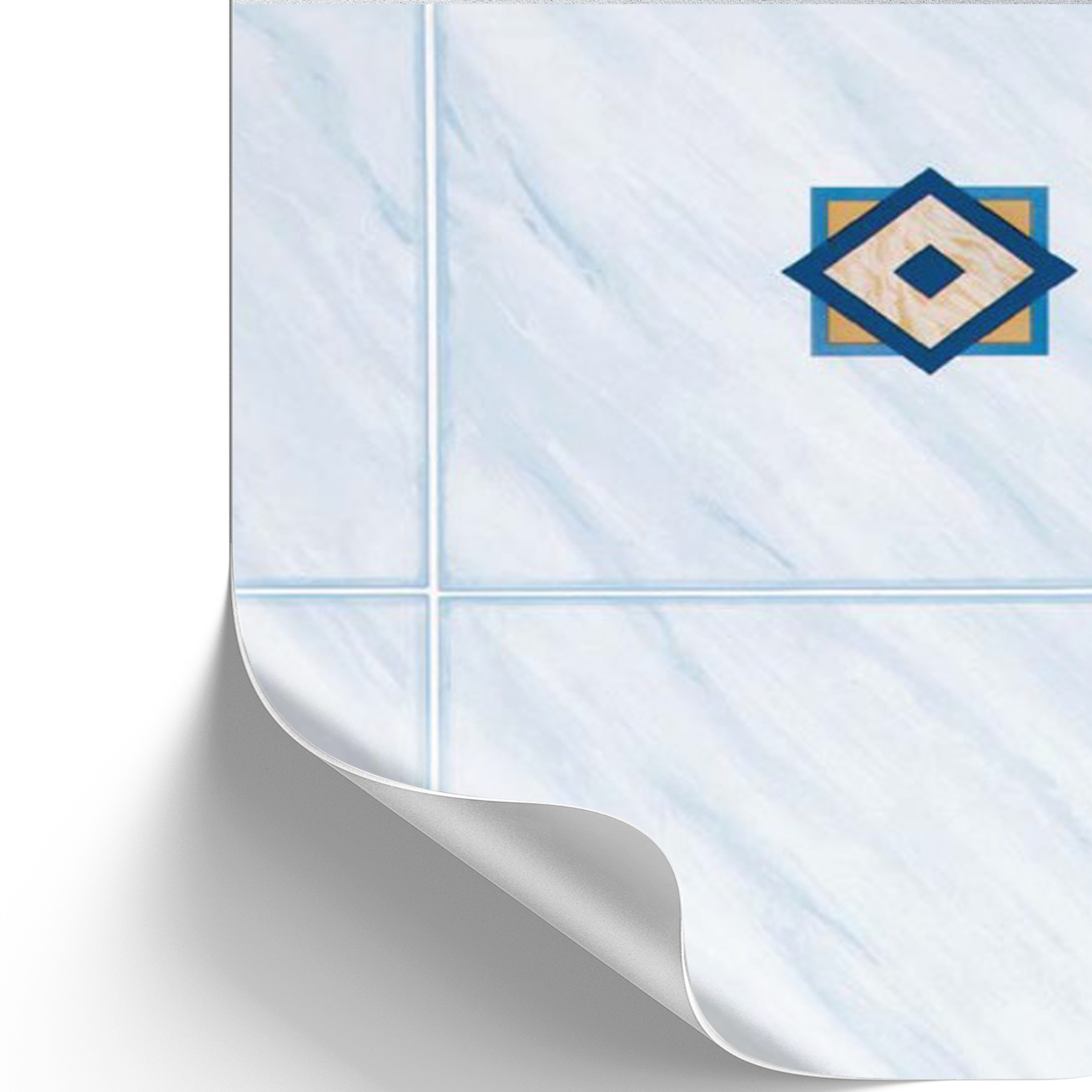 Alkor Möbelfolie Fliesenoptik Klebefolie Küche Möbel selbstklebende Folie Steinoptik, (L x B: 15m x 67,5cm I 10€/qm), zuschneidbar, feucht abwischbar & rückstandslos entfernbar