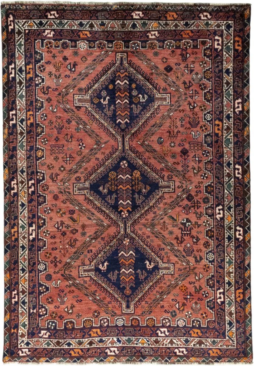 Orientteppich Shiraz 173x252 Handgeknüpfter Orientteppich / Perserteppich, Nain Trading, rechteckig, Höhe: 10 mm
