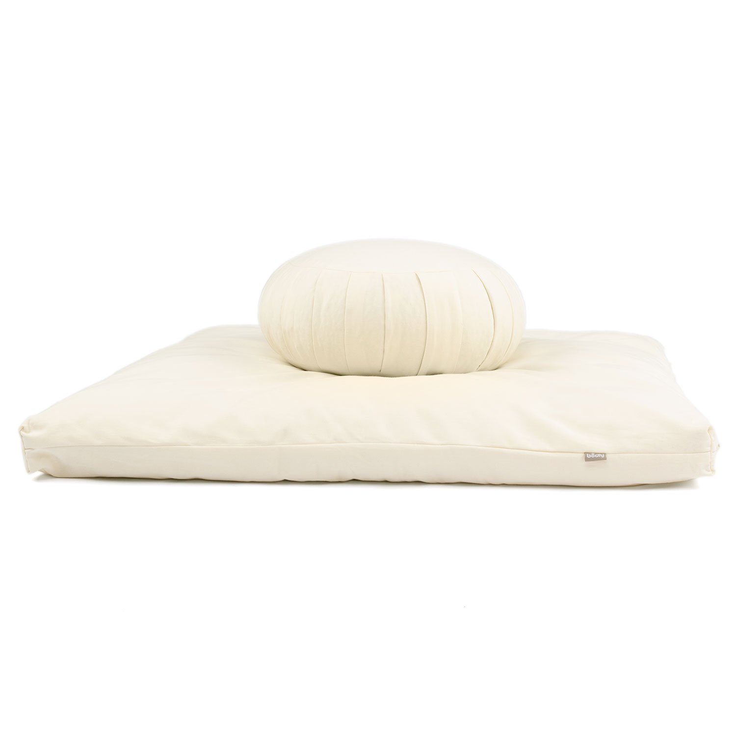 bodhi Meditationskissen Meditations-Set ECO, Meditationskissen Zafu + Zabuton Dinkel, natur