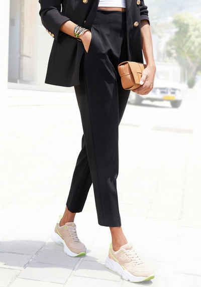 LASCANA Anzughose mit schmalem Bein und Bügelfalte, elegante Stoffhose, Business-Look