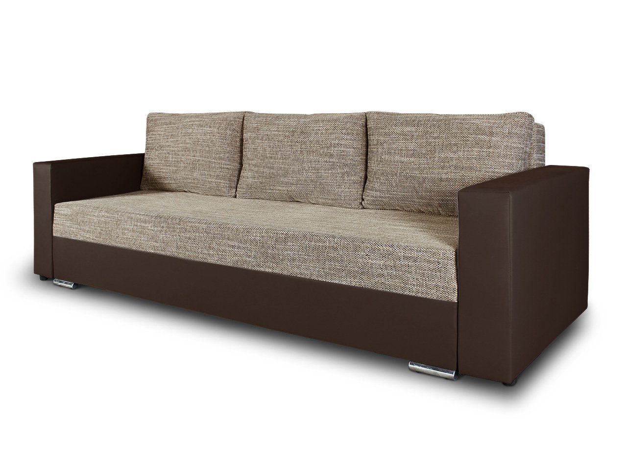 preisreduktion Sofnet Schlafsofa Bird, mit und Dolaro Berlin + Bettkasten, Schlafcouch, mit 03 33 Bettsofa Chromfüße, Schlaffunktion Sofagarnitur