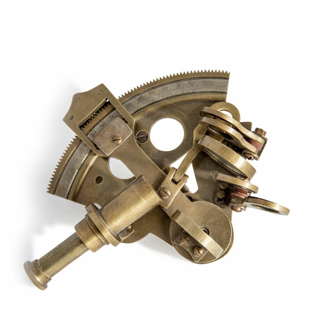 Dekoobjekt Taschen-Sextant Bronze