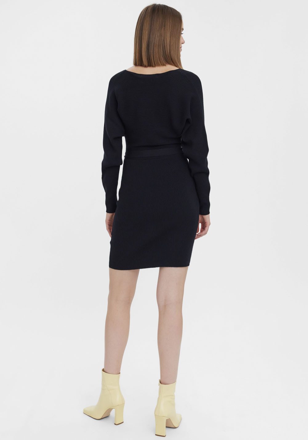 Vero Moda Strickkleid VMHOLLYREM LS V-NECK günstig online kaufen