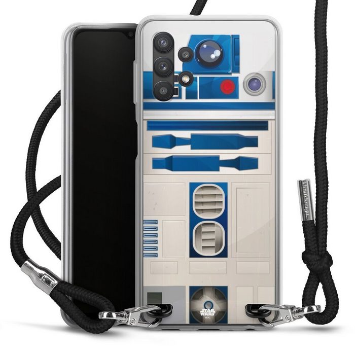DeinDesign Handyhülle Star Wars R2D2 Fanartikel R2D2 Closeup - Star Wars Samsung Galaxy A32 5G Handykette Hülle mit Band Case zum Umhängen