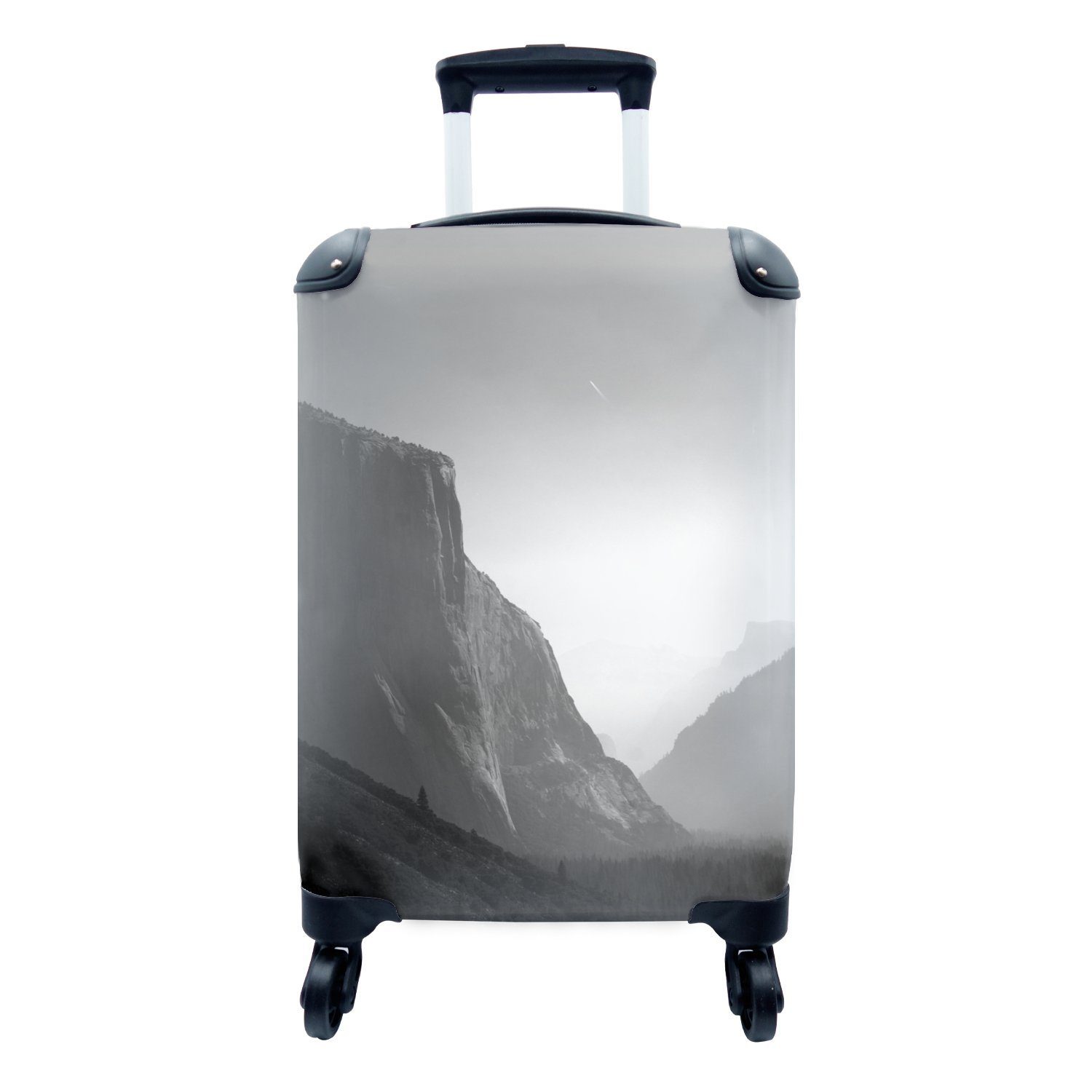 MuchoWow Handgepäckkoffer Koffer Handgepäck Fotokoffer Trolley Kinderkoffer Extra Leicht Ein, 4 Rollen, Trolley Reisekoffer, Passend in 55x40x23 cm und 55x40x20 cm, Koffer Hartschalenkoffer