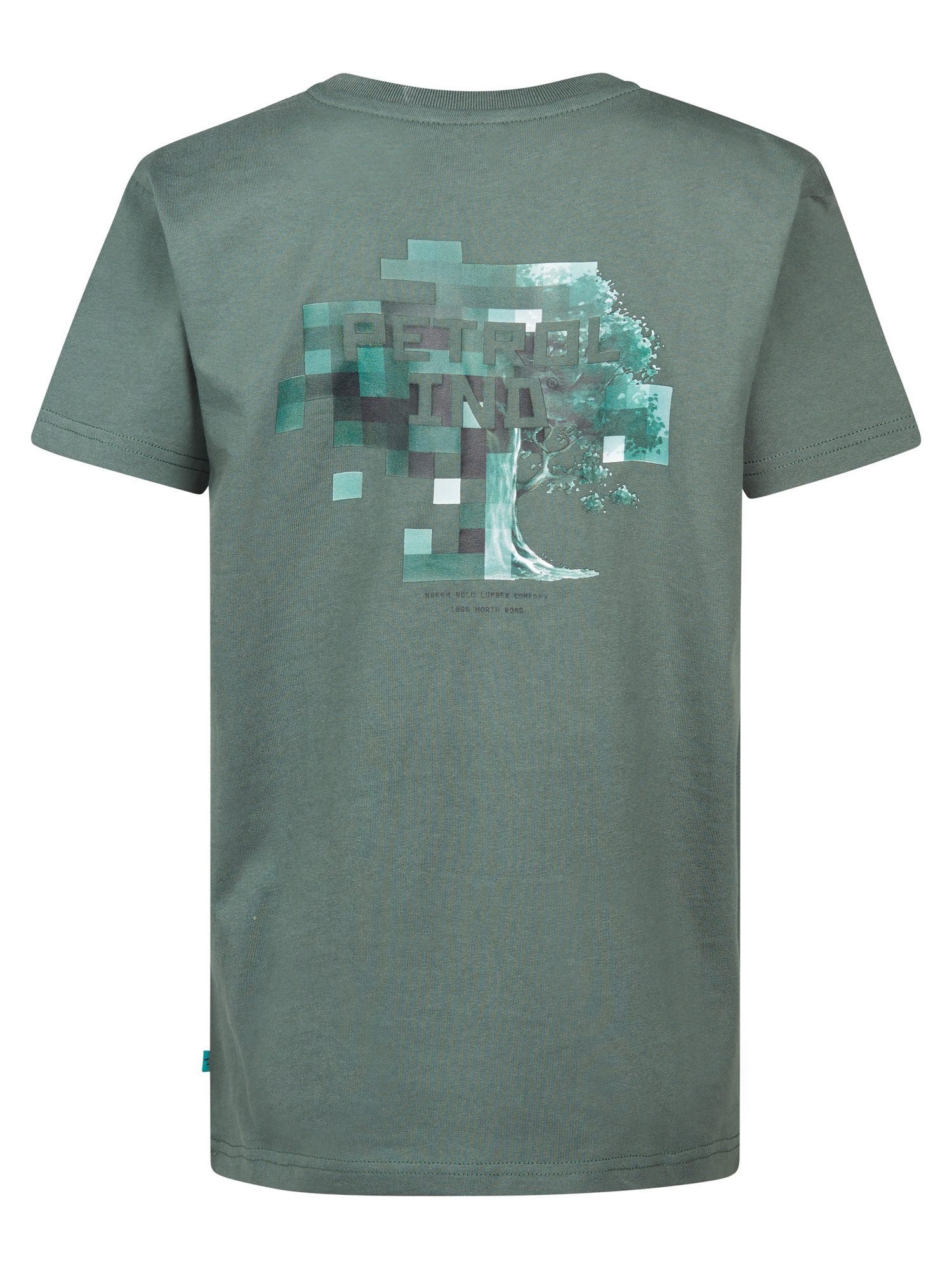 Petrol Industries T-Shirt Rückenprint T-Shirt Acadia