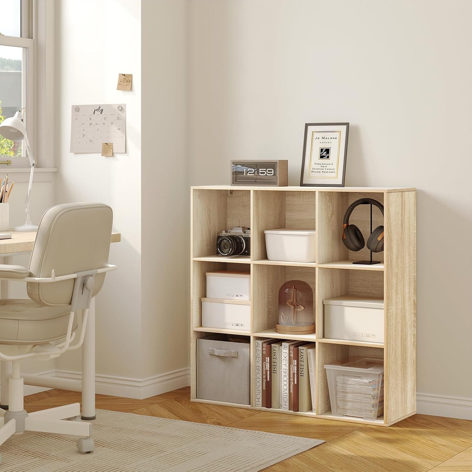 Woltu Bücherregal, Raumteiler, mit 9 Fächern, günstig online kaufen