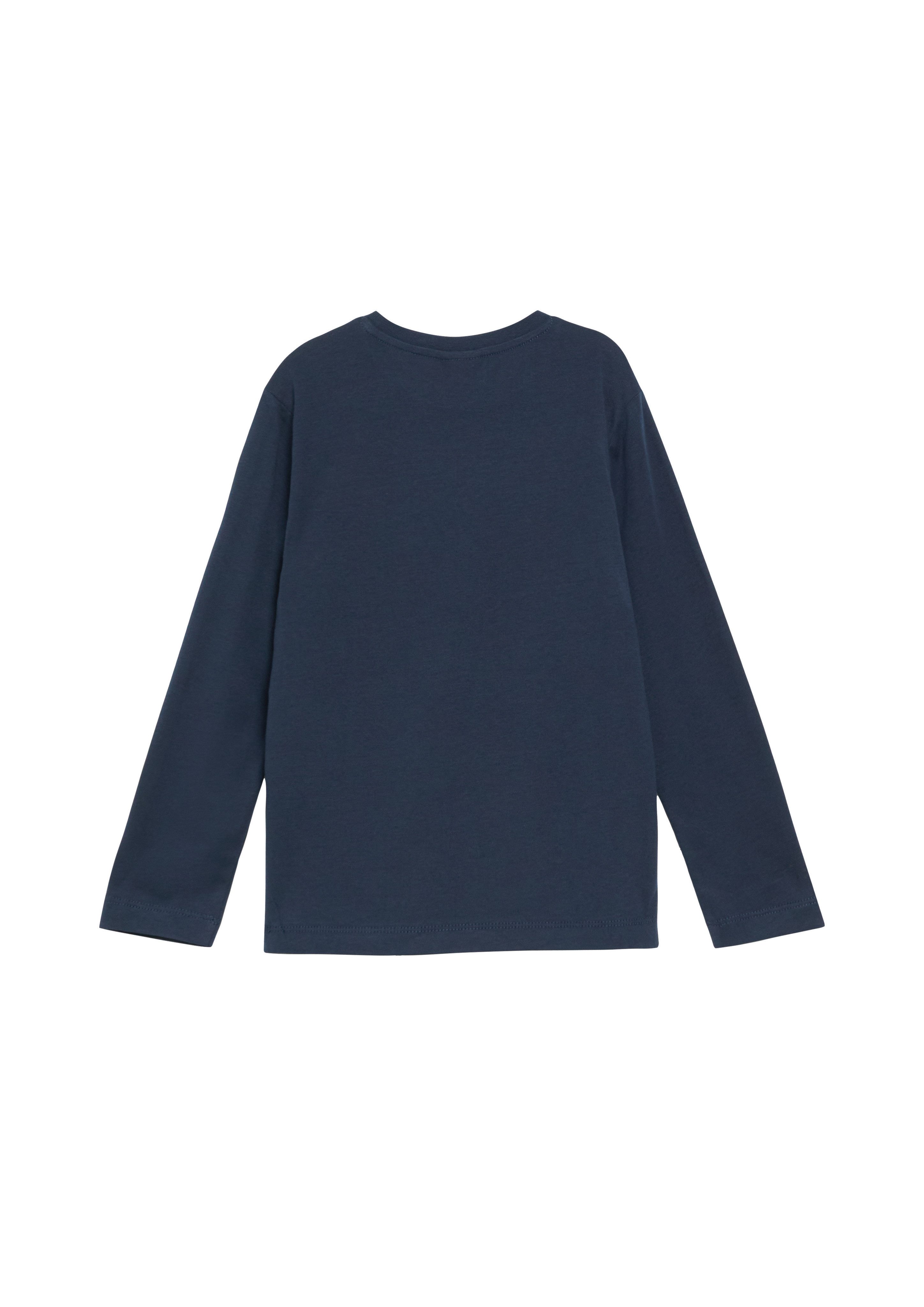 s.Oliver Junior Langarmshirt mit Print für den Schulanfang / Boys und Girls