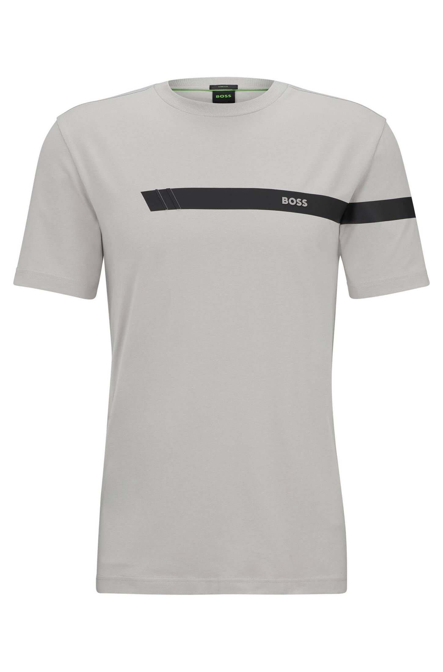 (1-tlg) BOSS T-Shirt TEE T-Shirt Regular Herren grau 2 (13) Fit
