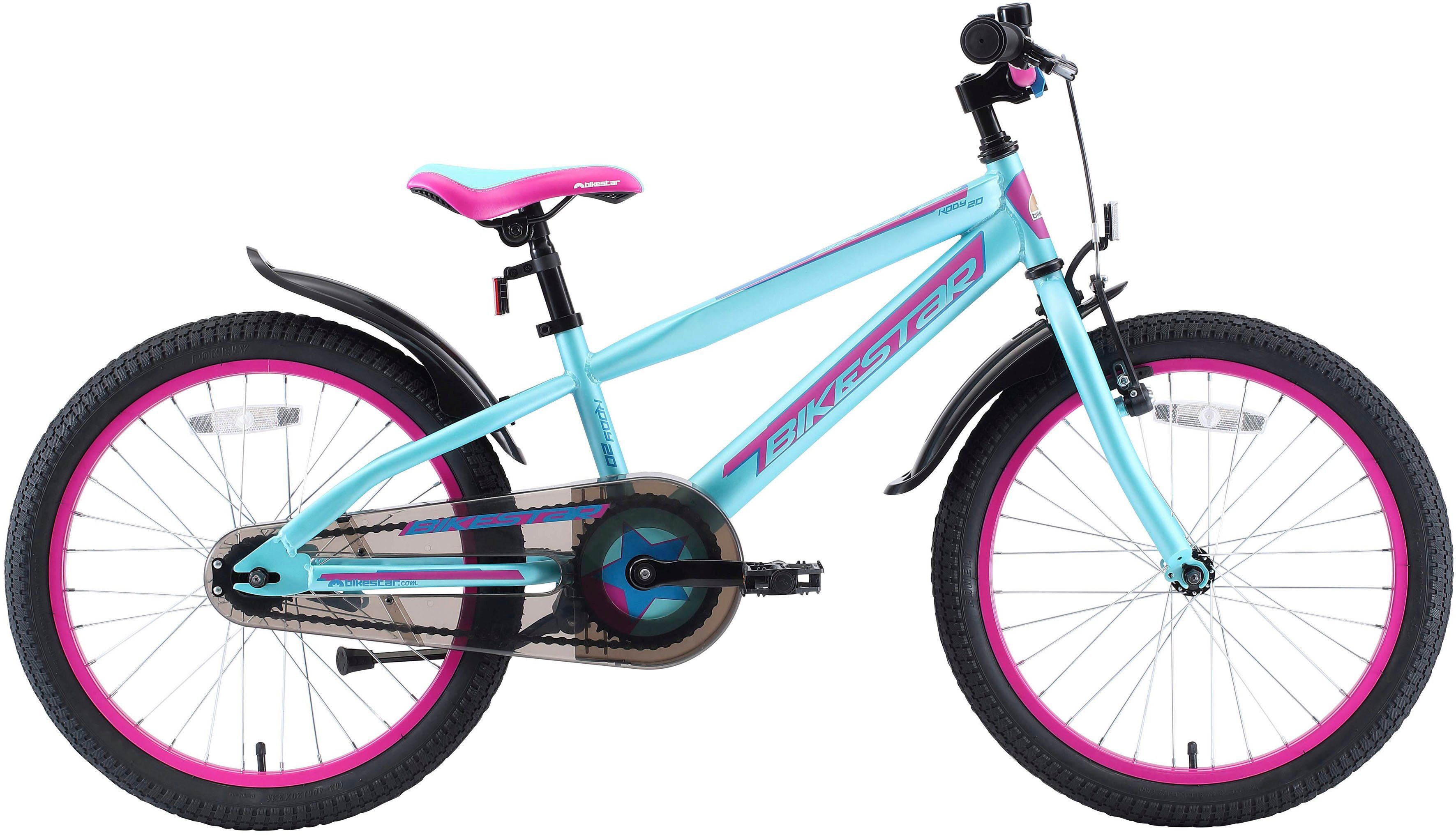 Bikestar Jugendfahrrad Urban Jungle, 1 Gang, für Damen