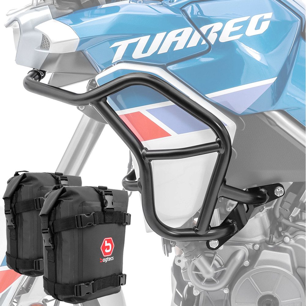 Motoguard Motor-Schutzhülle Set Sturzbügel oben + Taschen für Aprilia Tuareg 660 22-25 TR2