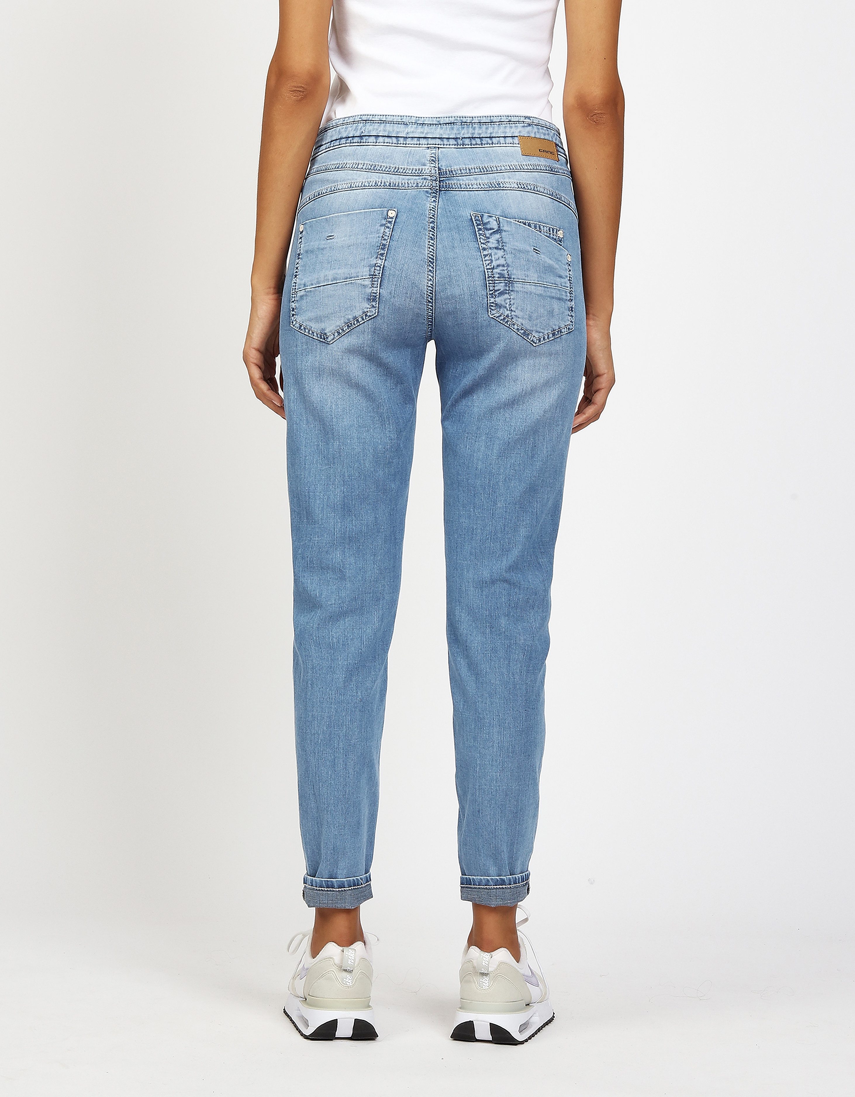 GANG 5-Pocket-Jeans 94AMELIE JOGGER mit Tunnelzug, Relaxed Fit günstig online kaufen
