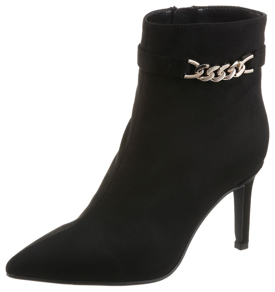 Aniston SHOES Stiefelette Ankle Boots mit goldener Zierkette - NEUE KOLLEKTION