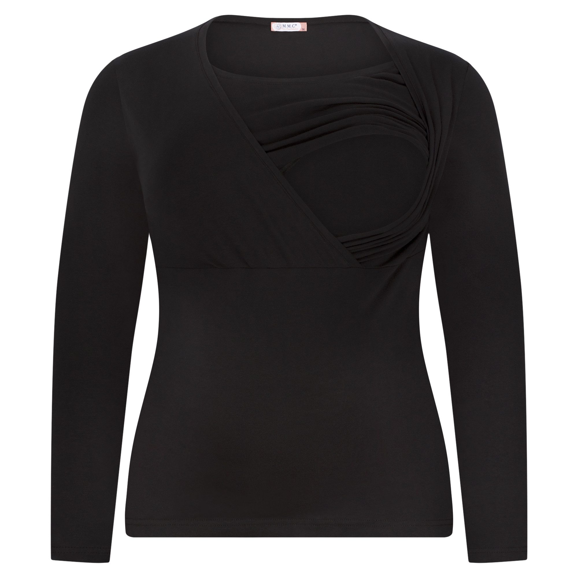 M.M.C. Stillshirt Langarm Umstandsshirt 3er Set Stillmode (3-tlg) Umstandsmode