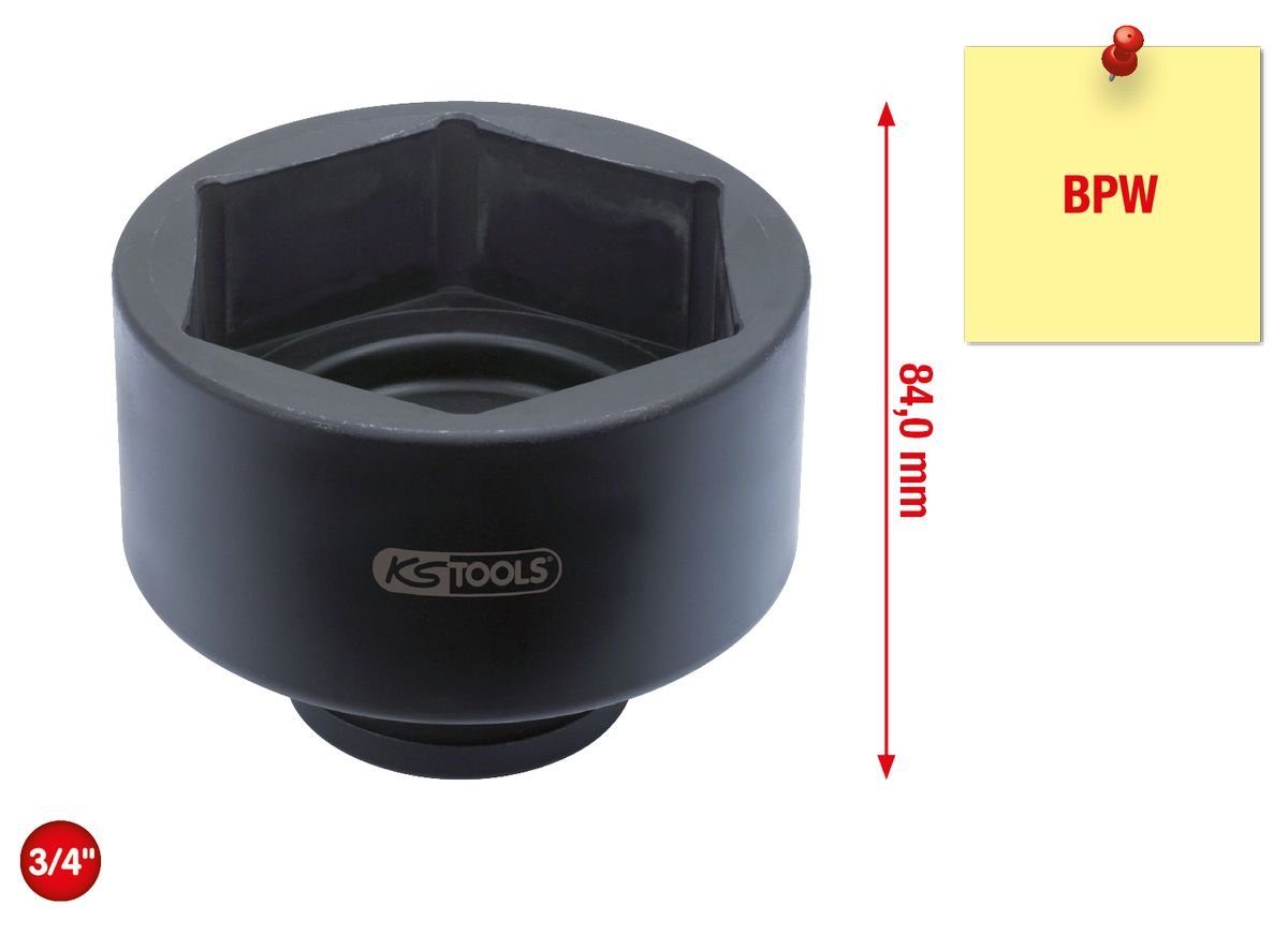 Thumbnail - KS Tools Gabel- und Ringschlüssel 3/4" Achsmuttern-Schlüssel für BPW (450.0215)