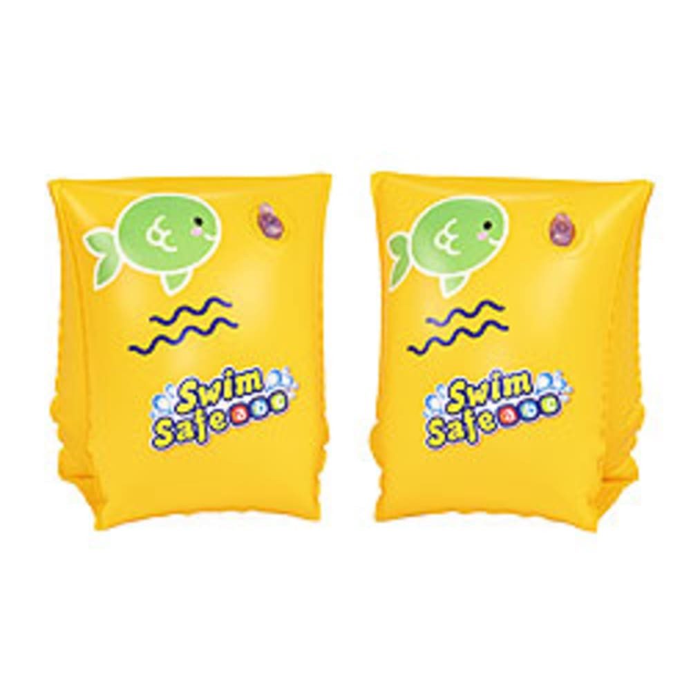 Schwimmflügel Schwimmflügel Kinder, Badespaß Armringe, Orange, 2 Stück