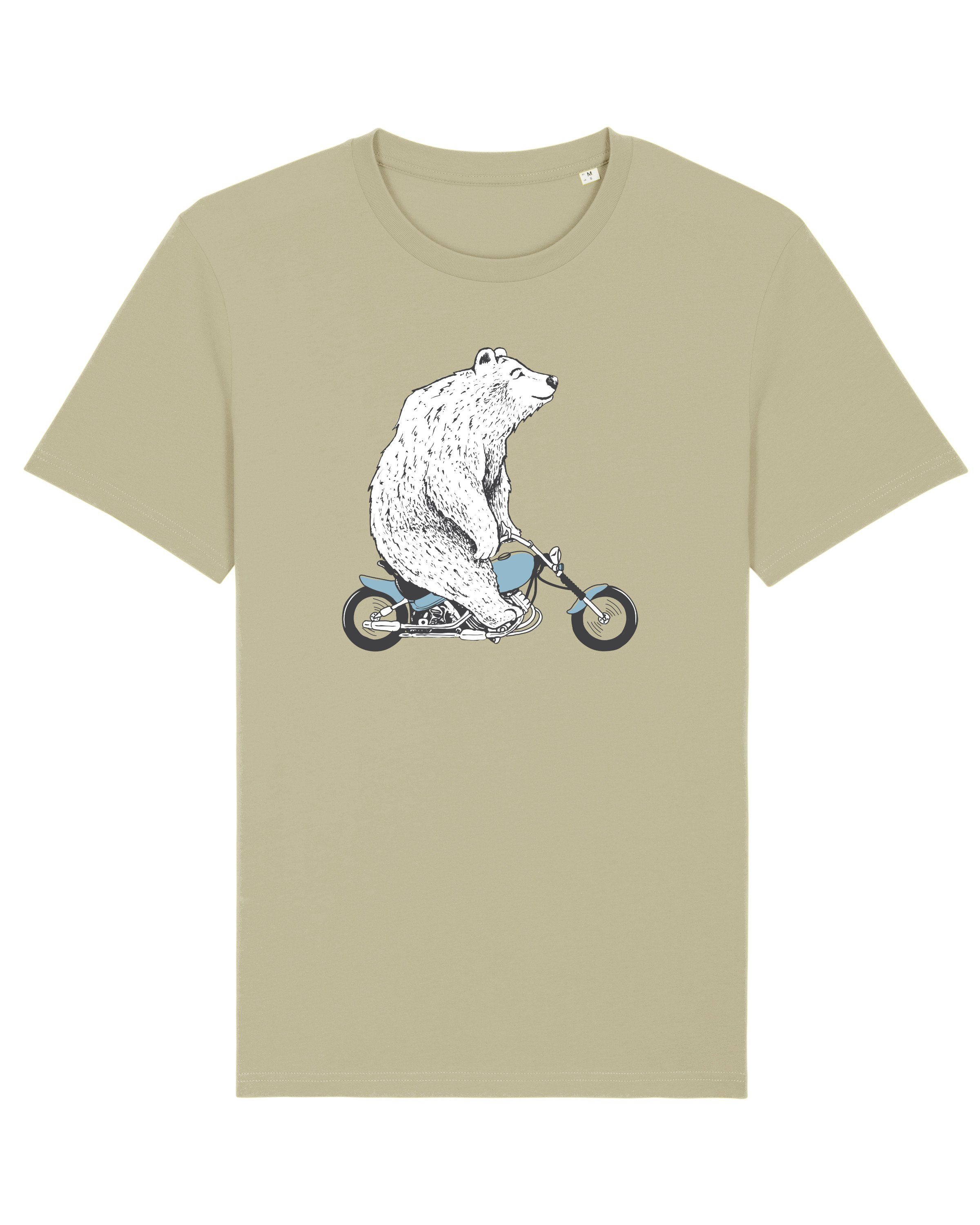 wat? Print-Shirt Bike Blue auf Apparel Bär Bright (1-tlg)