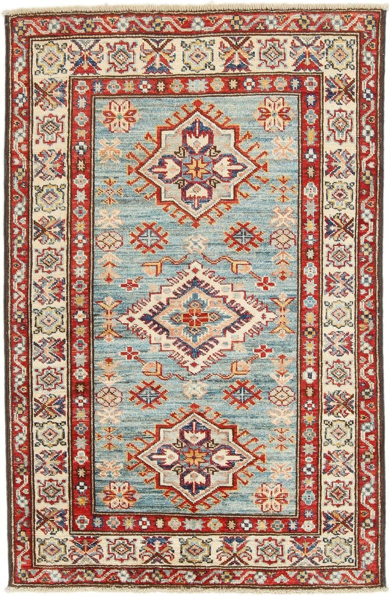 Orientteppich Super Kazak 77x121 Handgeknüpfter Orientteppich, Nain Trading, rechteckig, Höhe: 5 mm