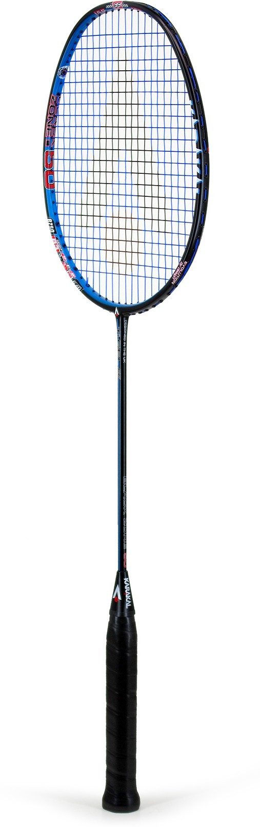 Karakal Badmintonschläger Black Zone 50 (83g/ausgewogen) schwarz/blau - besaitet