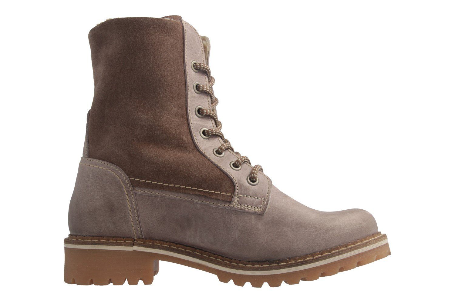 Taupe Schnürboots Shoes Mustang 2837-609-318