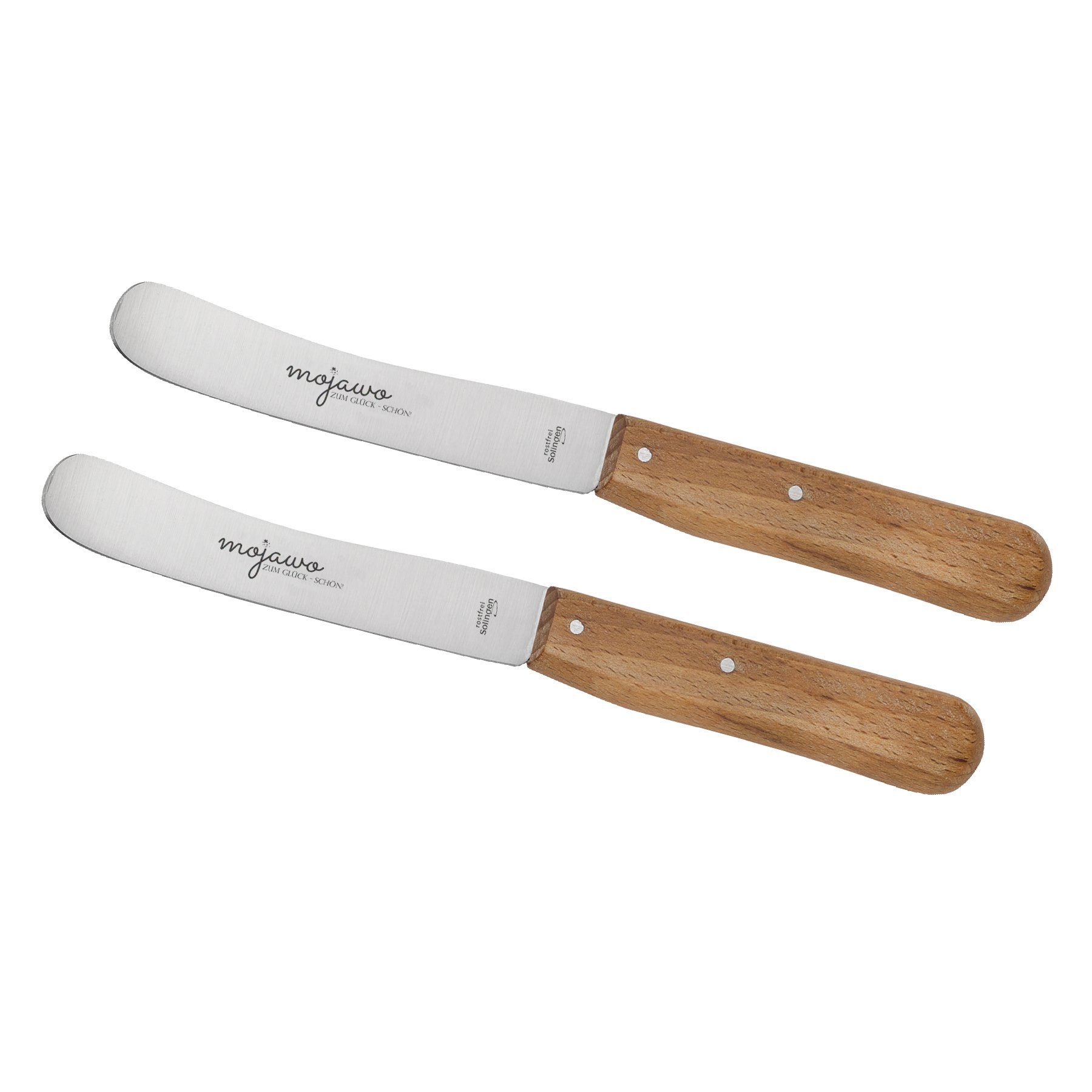 Steakmesser 2er Mojawo Frühstücksmesser Buttermesser Buckelsmesser Solingen