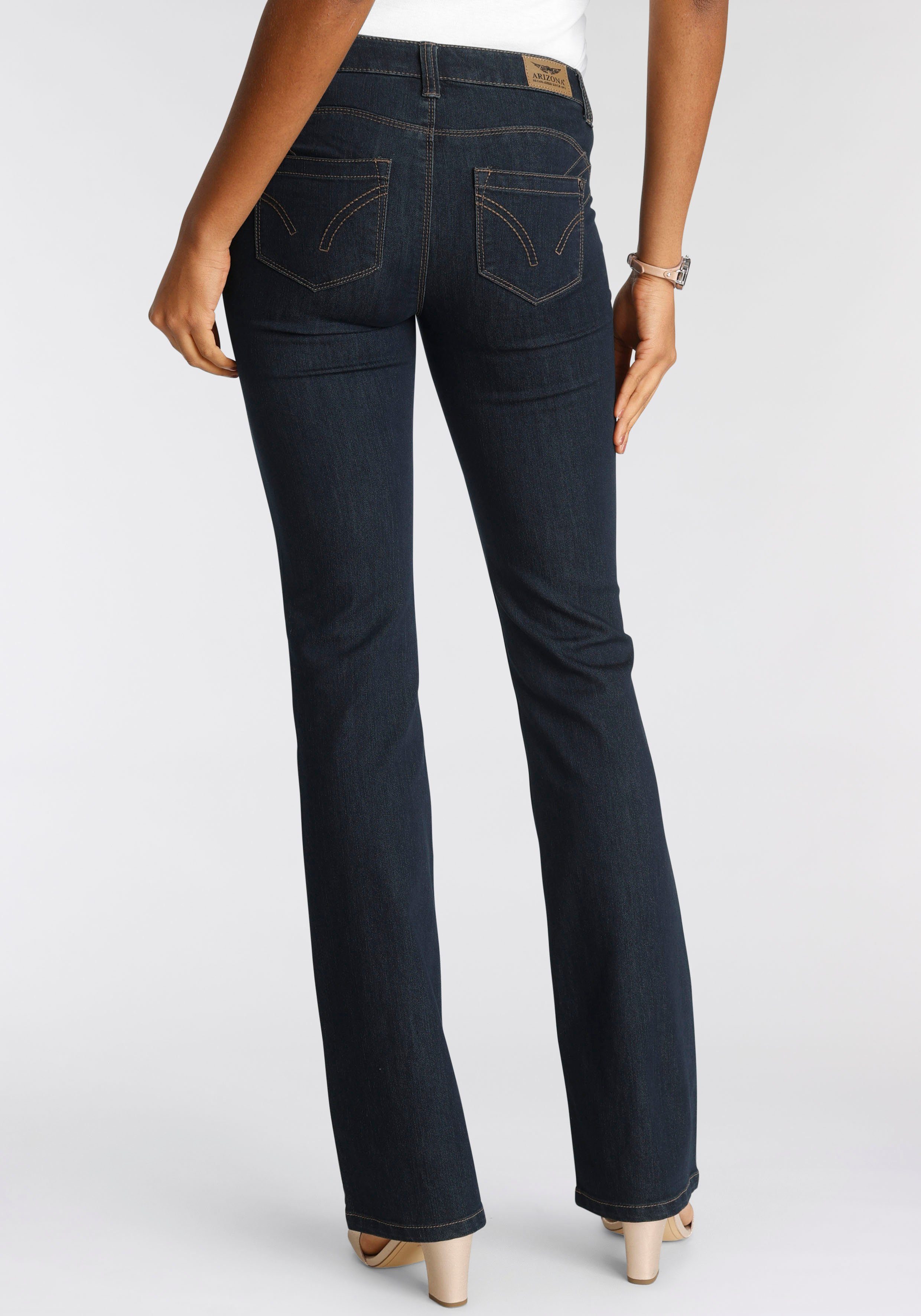 Arizona Bootcut-Jeans Shaping Mid Waist