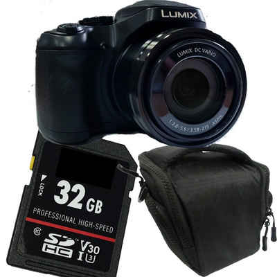 1A PHOTO PORST »Panasonic Lumix DC-FZ83 schwarz Set Angebot« Bridge-Kamera