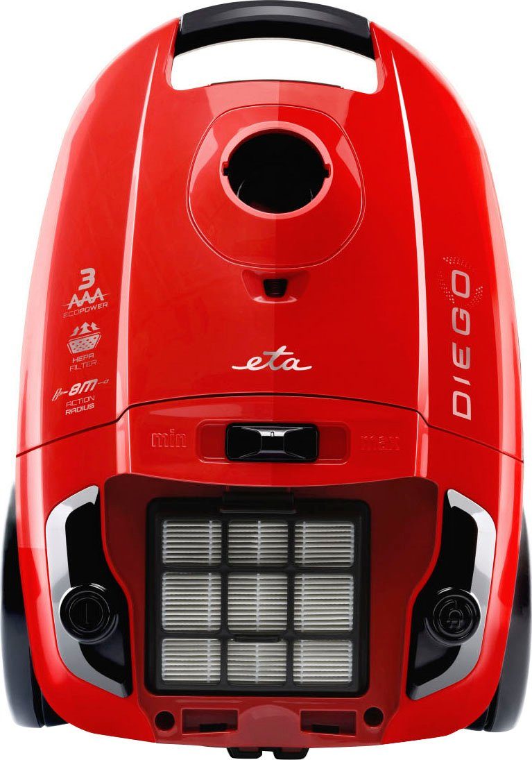 eta Bodenstaubsauger DIEGO ETA352190000, ECO Motor, 800 W, mit Beutel