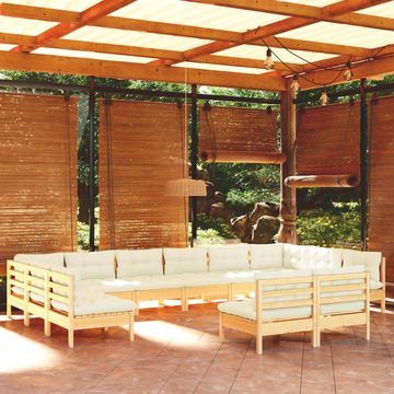 DOTMALL Gartenlounge-Set Gartenmöbel, aus Kiefernholz für 12 Personen,robust und stabil