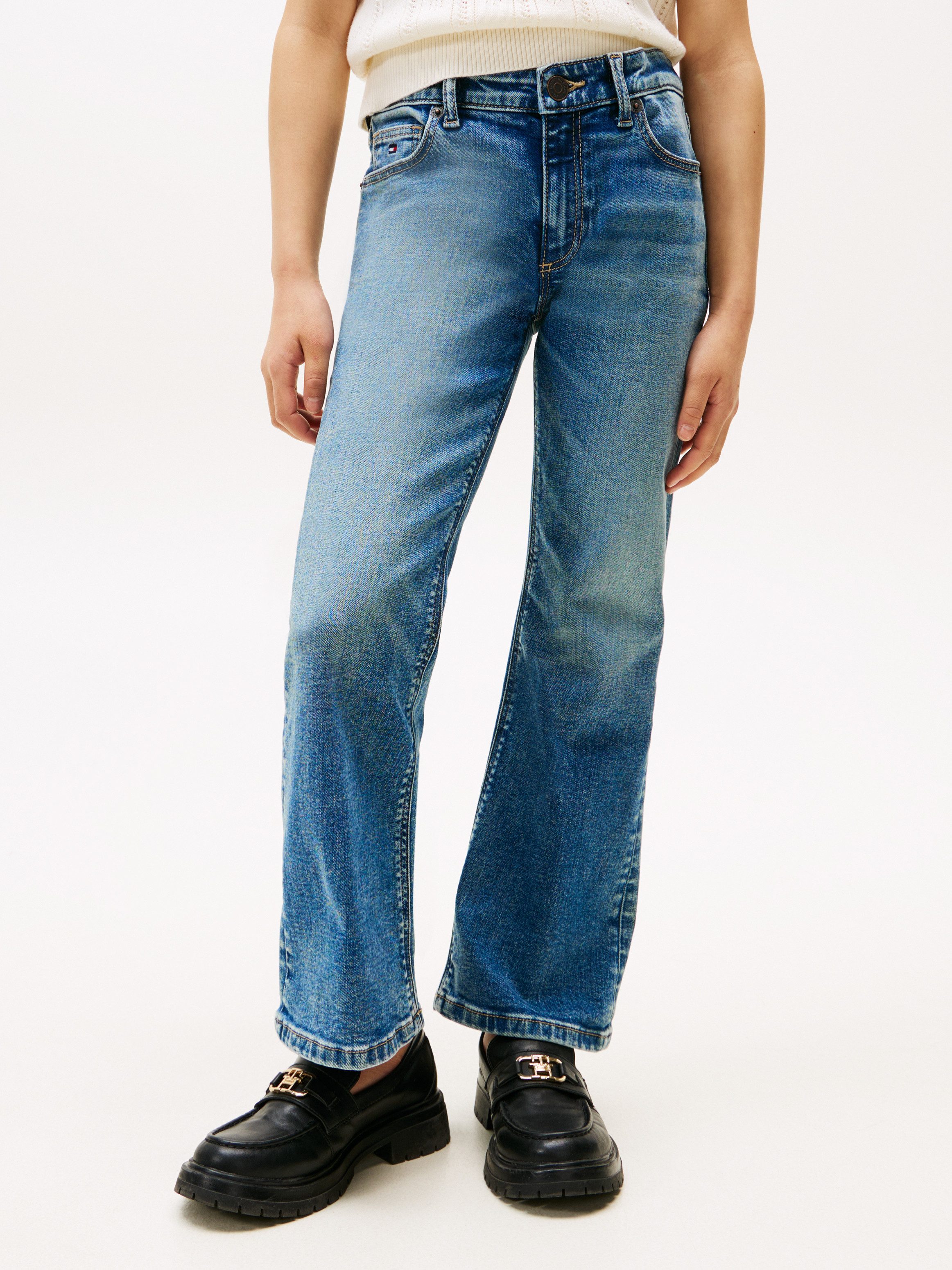 Tommy Hilfiger Bootcut-Jeans FLARE VINTAGE DENIM für Kinder bis 16 Jahre, mit ausgestelltem Bein