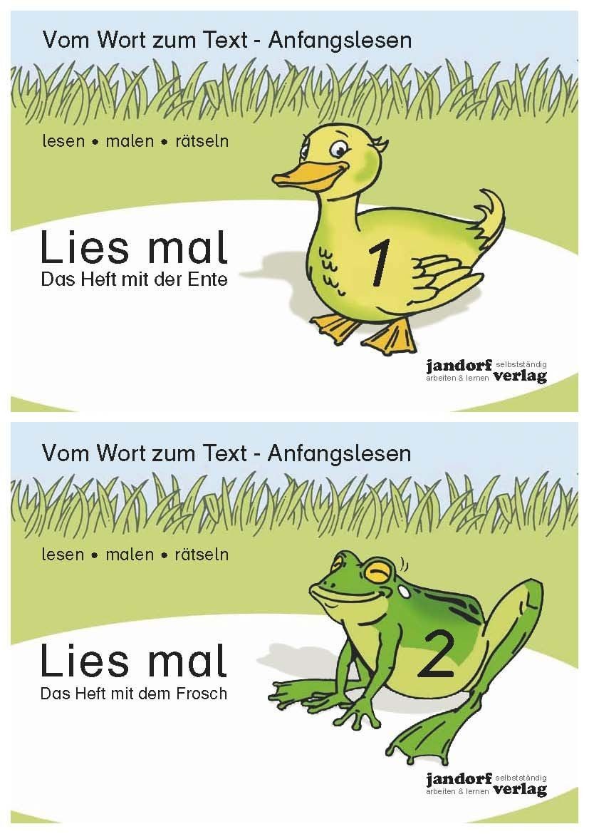 Schulbuch Lies mal - Hefte Band 1 und Band 2 (Paket) Vom Wort zum Text - Anfangs Peter Wachendorf