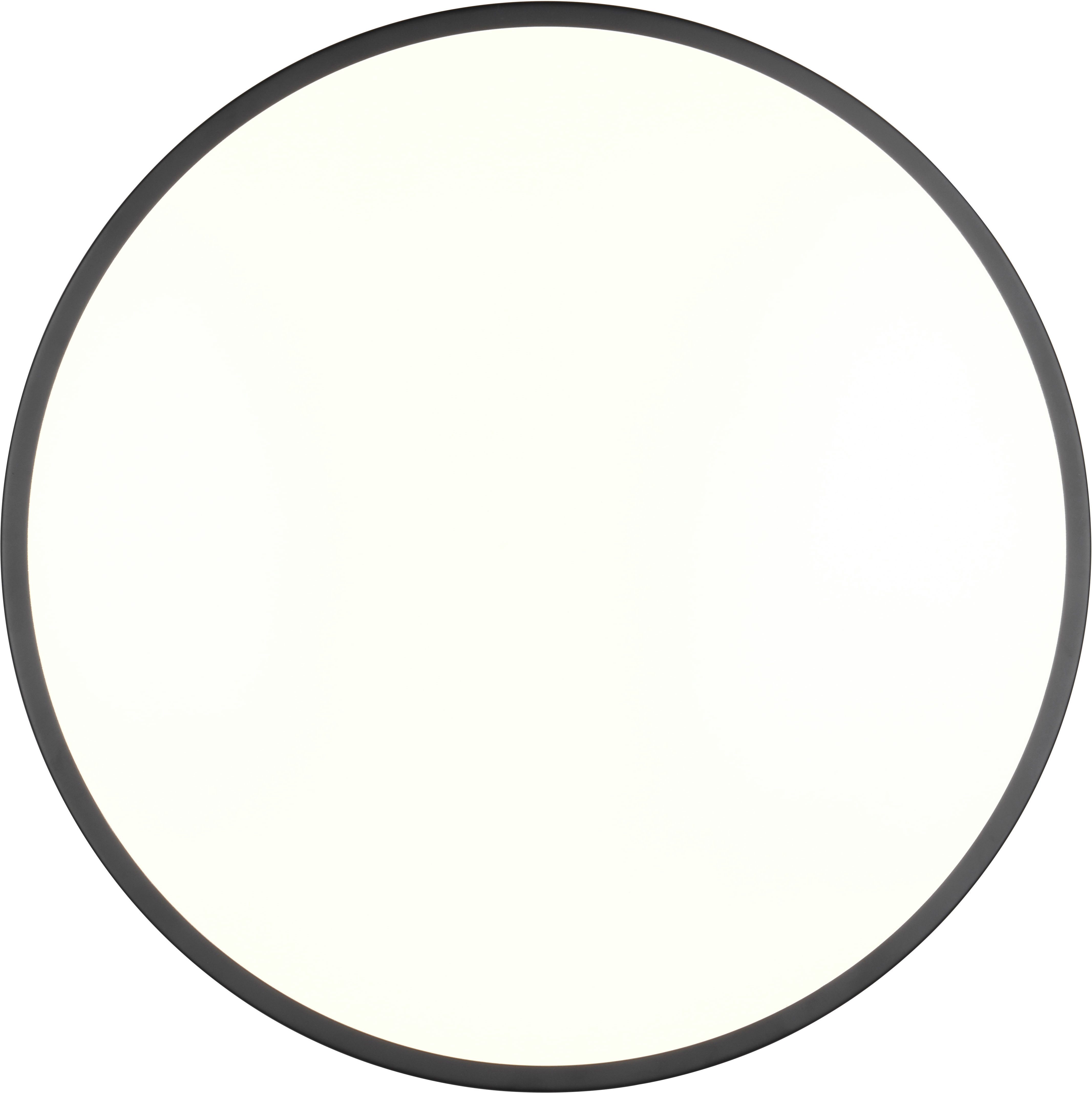 Reality Leuchten LED Deckenleuchte LOODY, LED Deckenlampe mit Bewegungsmelder, 22W 2500 Lumen Ø39 cm, Bewegungsmelder, Leuchtdauer einstellbar, Tageslichtsensor, LED fest integriert, Warmweiß, Leuchtdauer und Erfassungsbereich für Bewegungssensor einstellbar