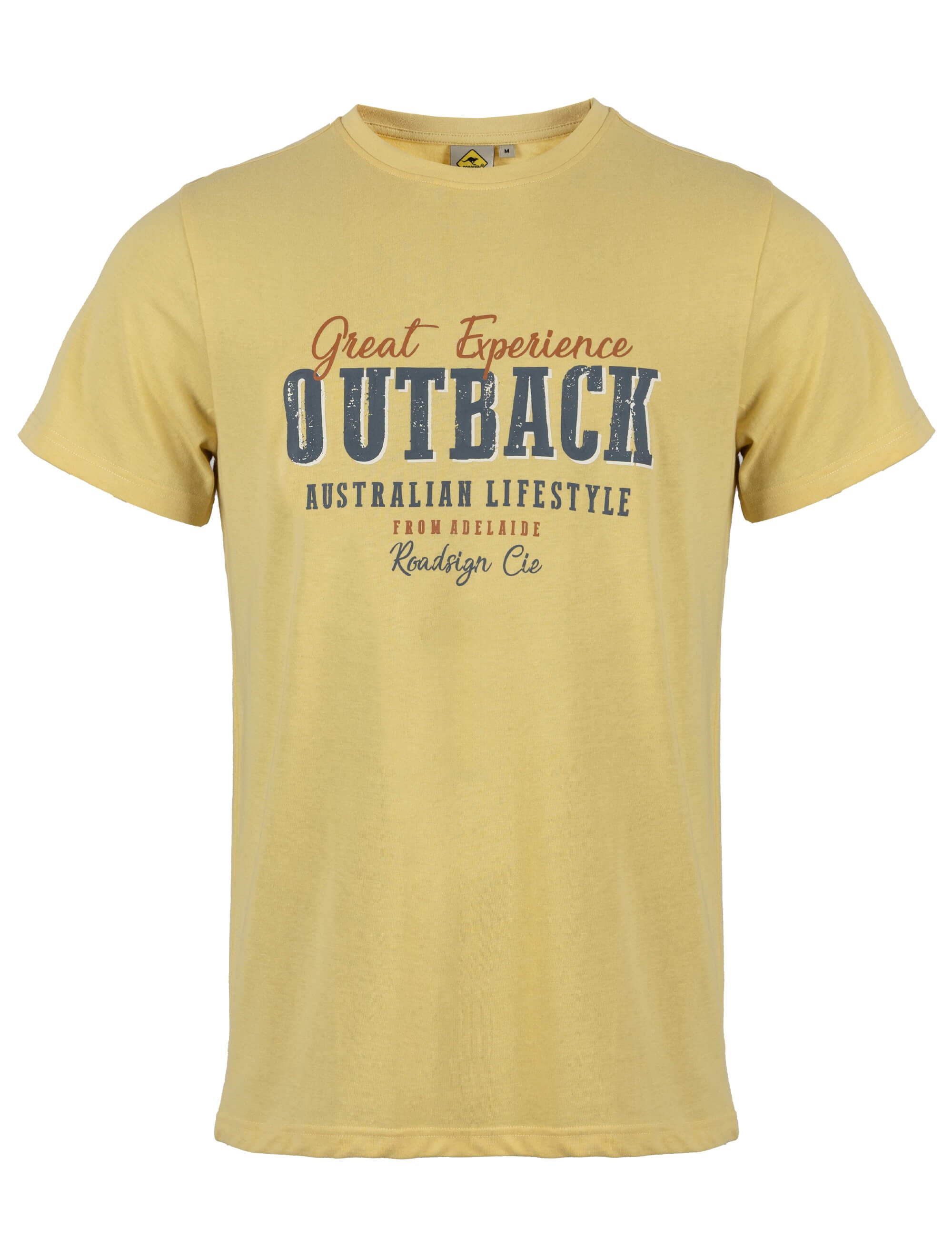 ROADSIGN australia T-Shirt Outback Mark (1, 1-tlg., 1) mit Outback Print, sportlicher Look, ideal für Freizeit & Urlaub