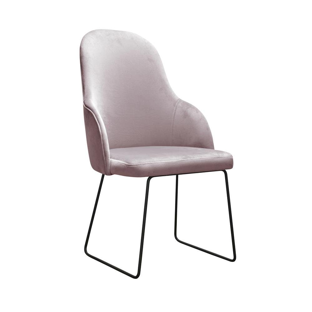 Praxis Stoff Sitz Stühle Stuhl Textil JVmoebel Kanzlei Stuhl, Warte Polster Zimmer Flieder Ess Design