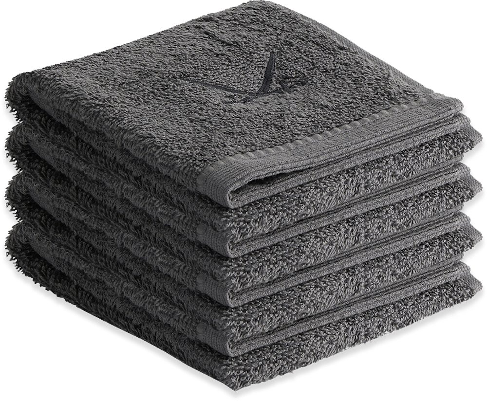 Sansibar Sylt Gästehandtücher Sansibar Sylt Handtuch Gästetuch Frottier-Serie Classic (Set, 4-tlg), mit hochwertiger Sansibar Säbel-Stickerei