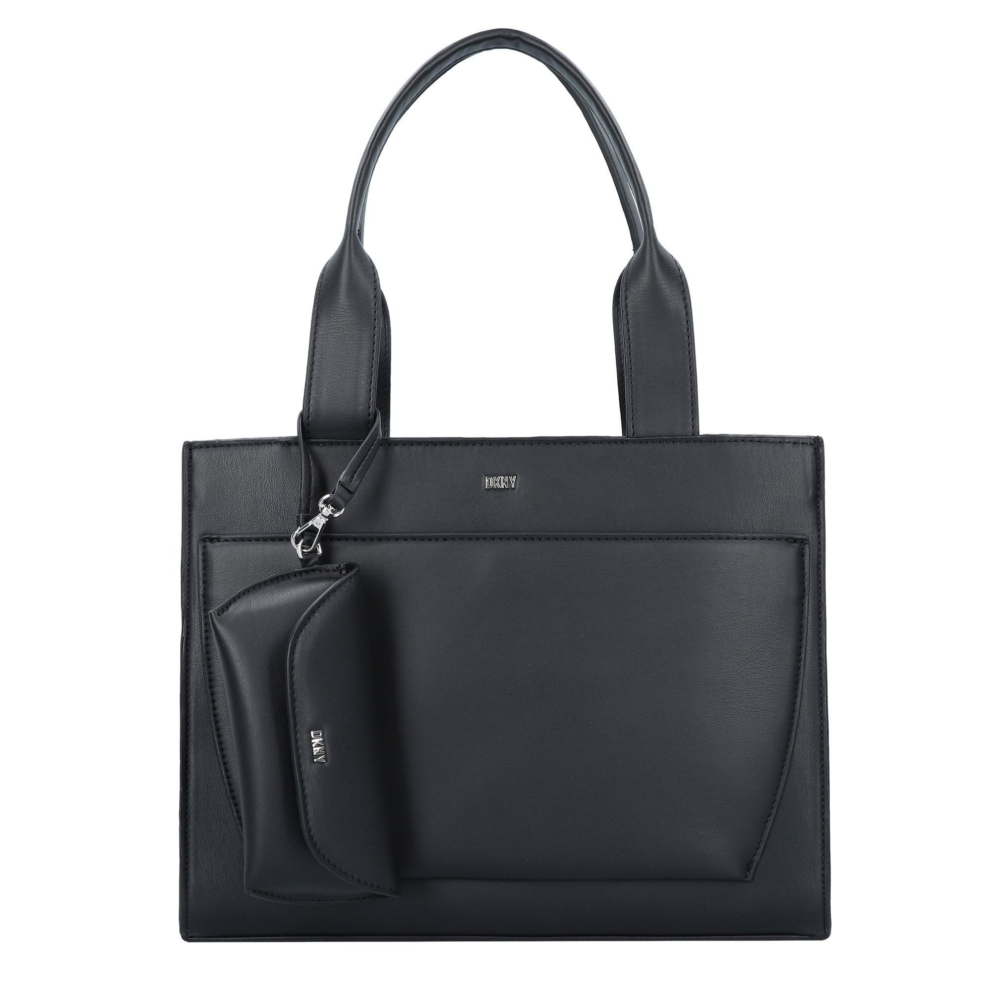 DKNY Henkeltasche Jeanne, Polyurethan black-silver