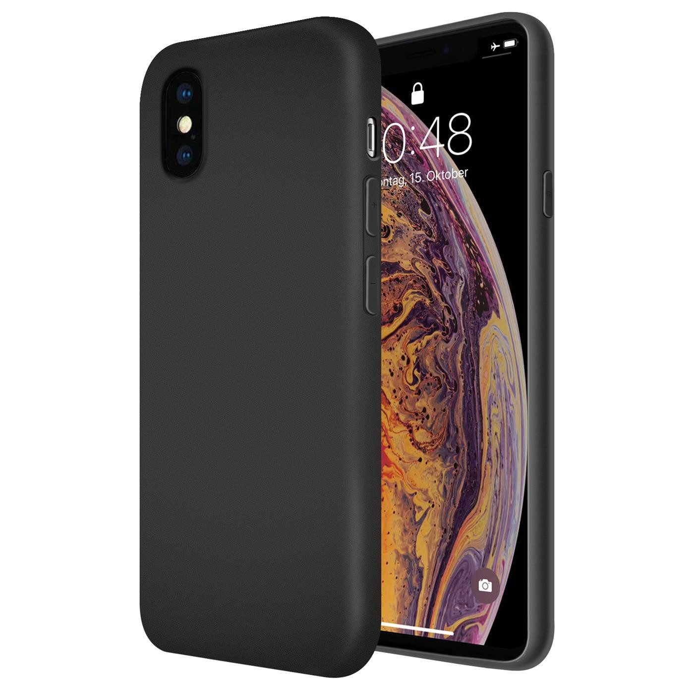 CoolGadget Handyhülle Silikon Colour Series Slim Case für Apple iPhone XS Max 6,5 Zoll, Hülle weich Handy Cover für iPhone XS Max Schutzhülle