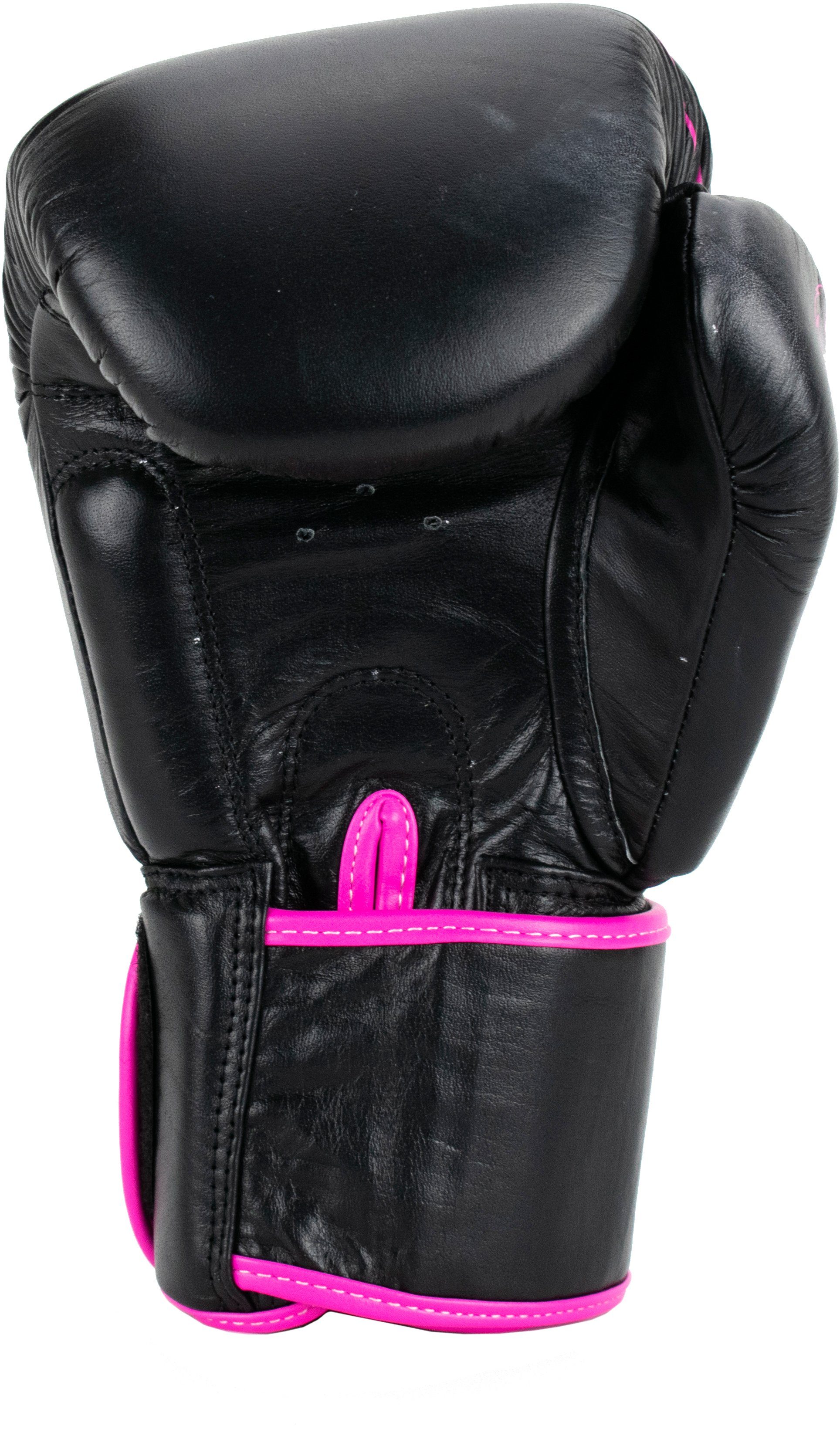 pink/schwarz Warrior Pro Super Boxhandschuhe