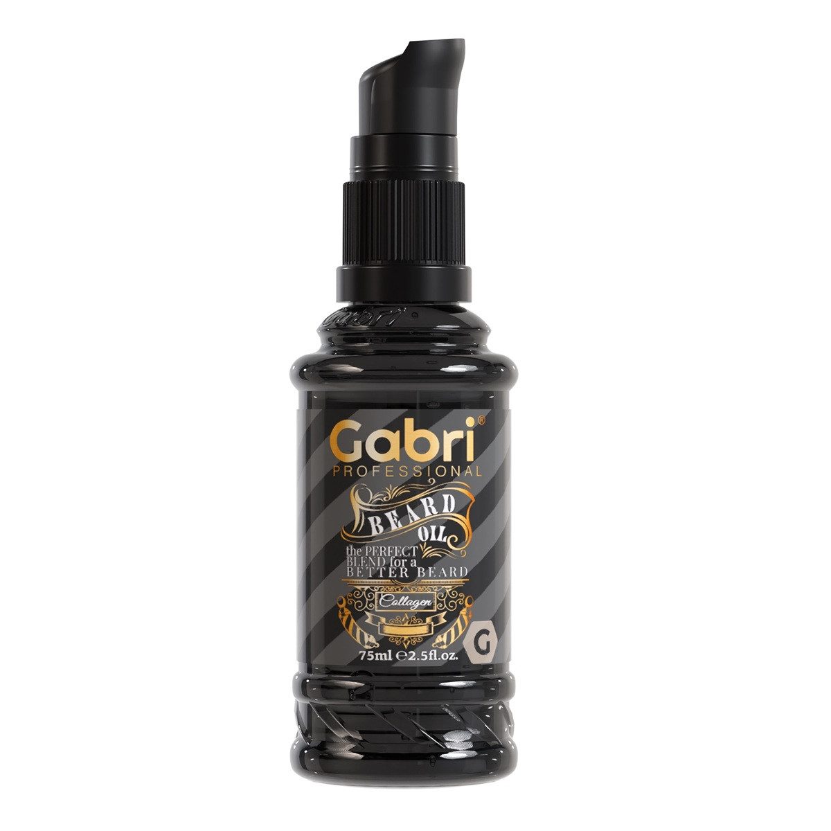 Gabri Professional Bartöl Gabri Professional 2 x Beard Oil - Bartöl Collection-Set je 75 ml, 2-tlg., 1 x mit Argan-Öl und 1 x mit Collagen, Spezielles Öl für einen gepflegten, gesunden Bart