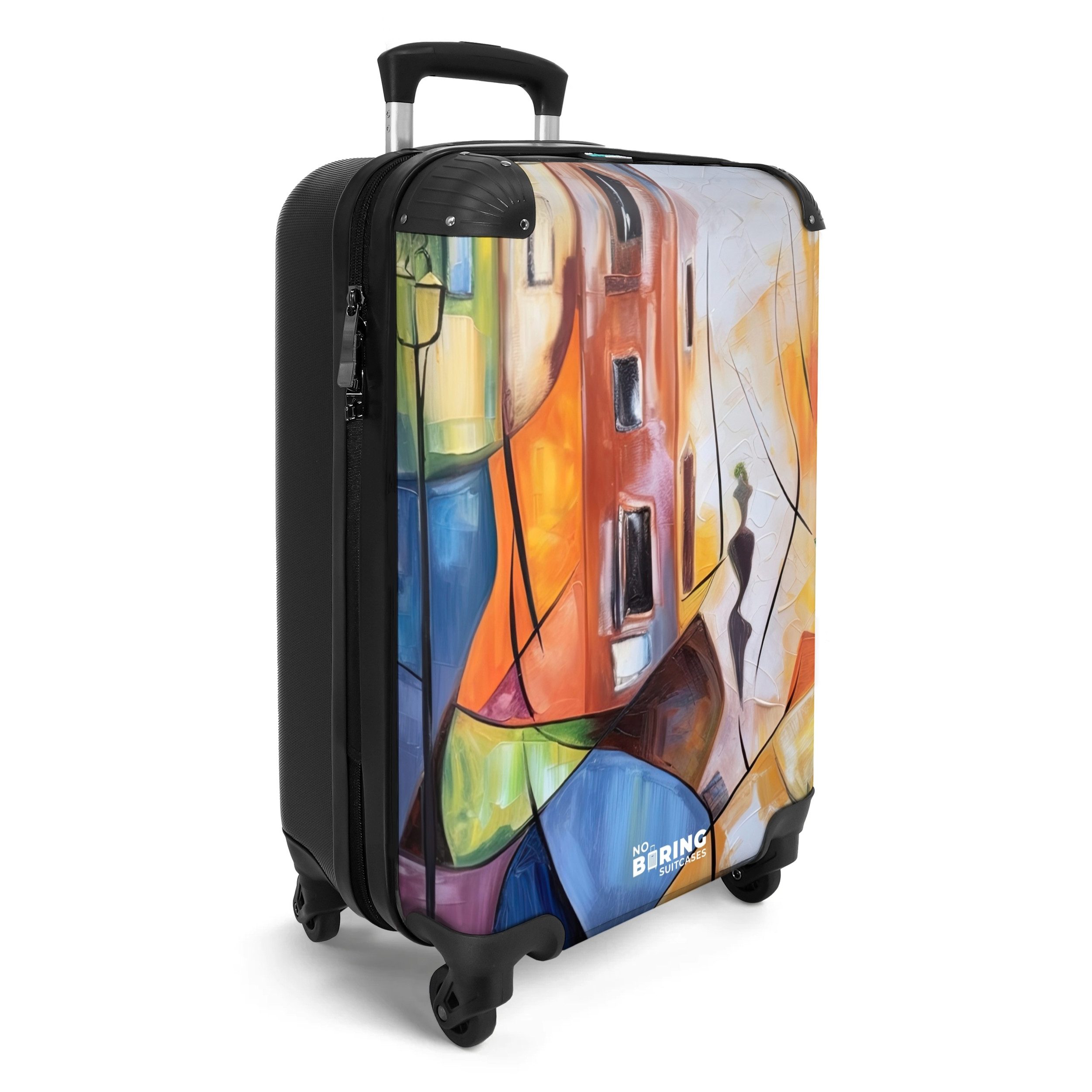 NoBoringSuitcases.com© Hartschalen-Trolley Abstrakt - Kunst - günstig online kaufen