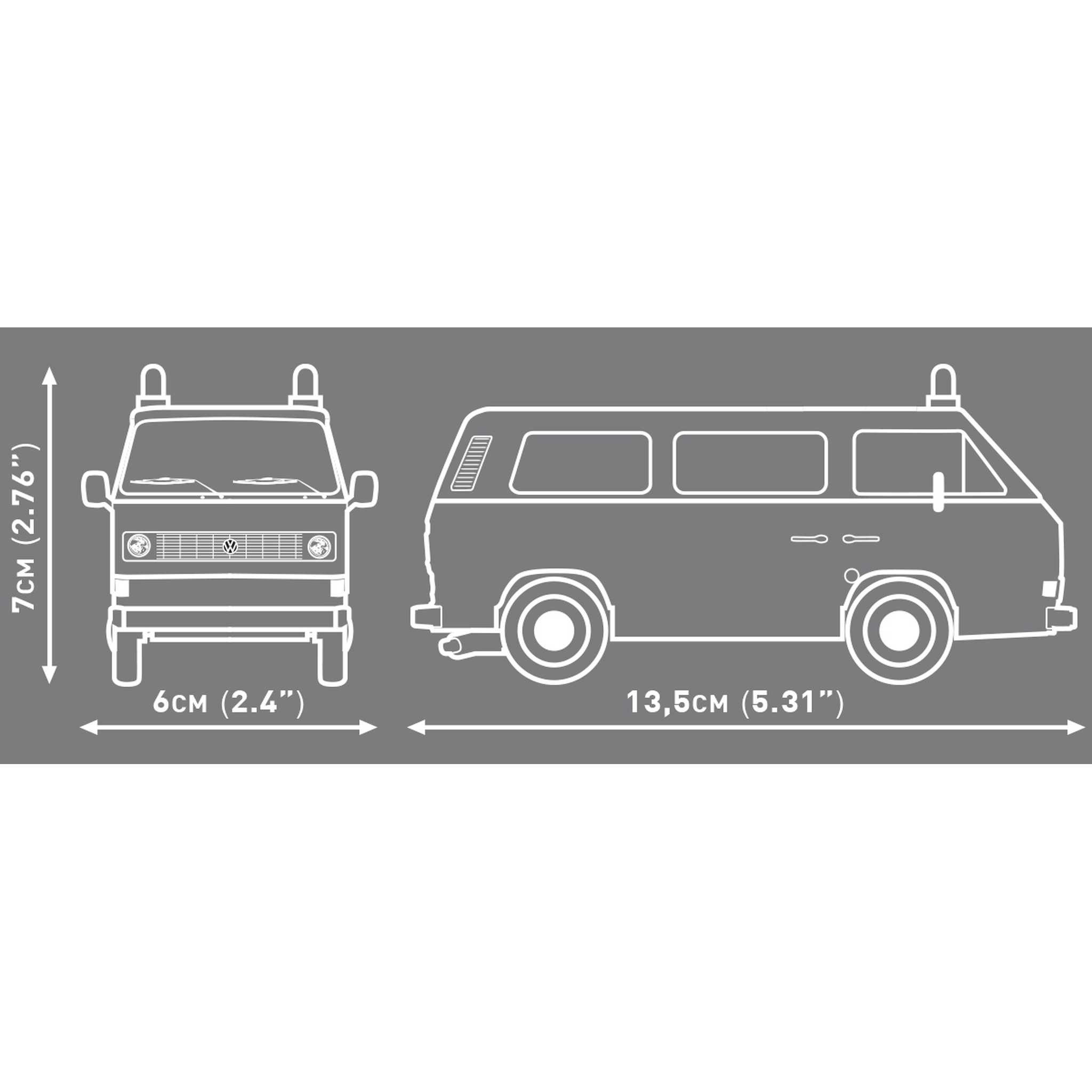COBI CB-24635 - VW T3 Feuerwehr (Cobi) Spielbausteine