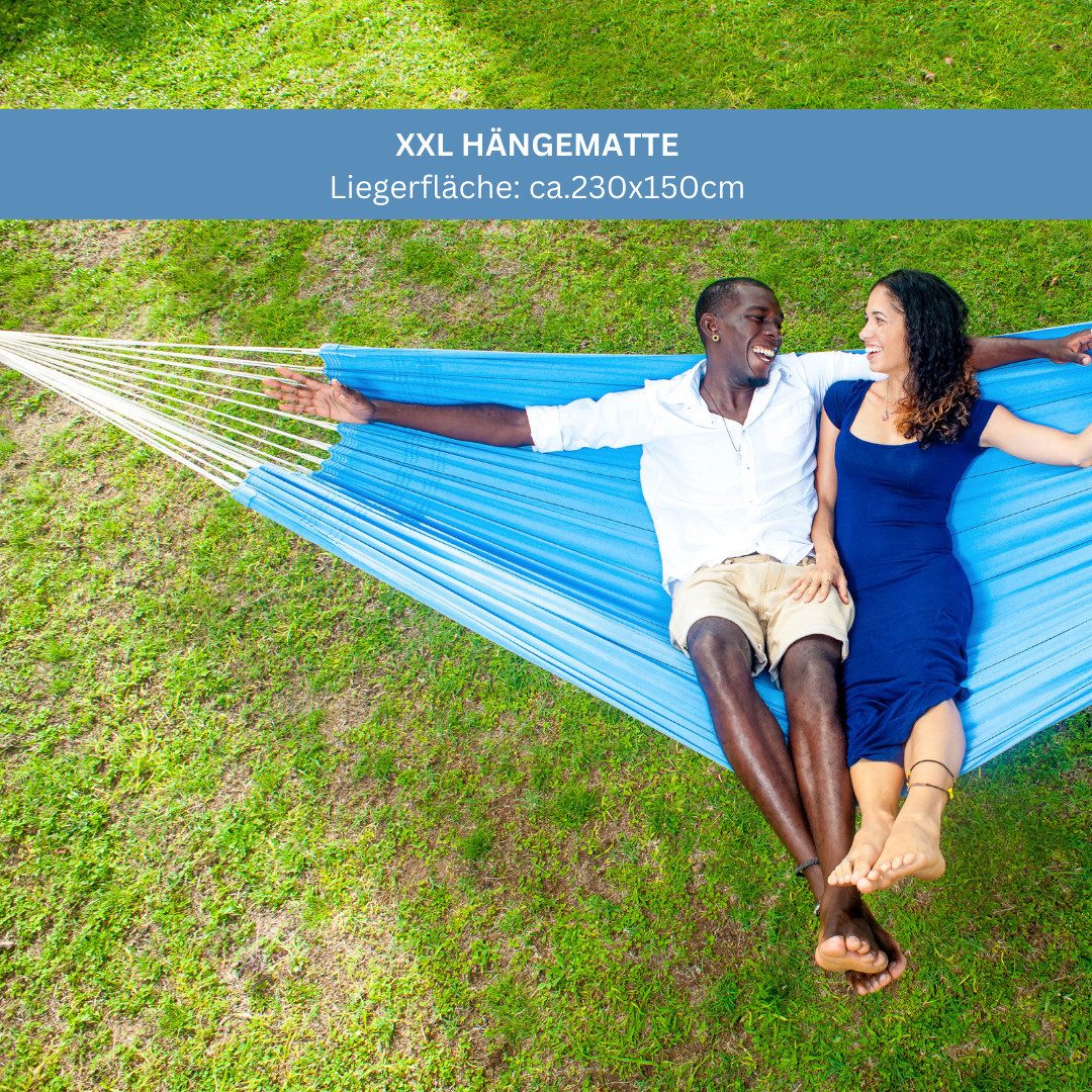 Amazonas Hängematte Arte XL KingSize - Komfort und Stil, bis zu 2 Personen