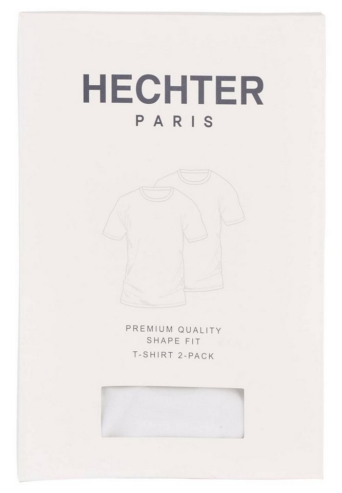 HECHTER PARIS T-Shirt (2-tlg), Stil: Shape FitRundhalsKurzarmShape Fit  Passform
