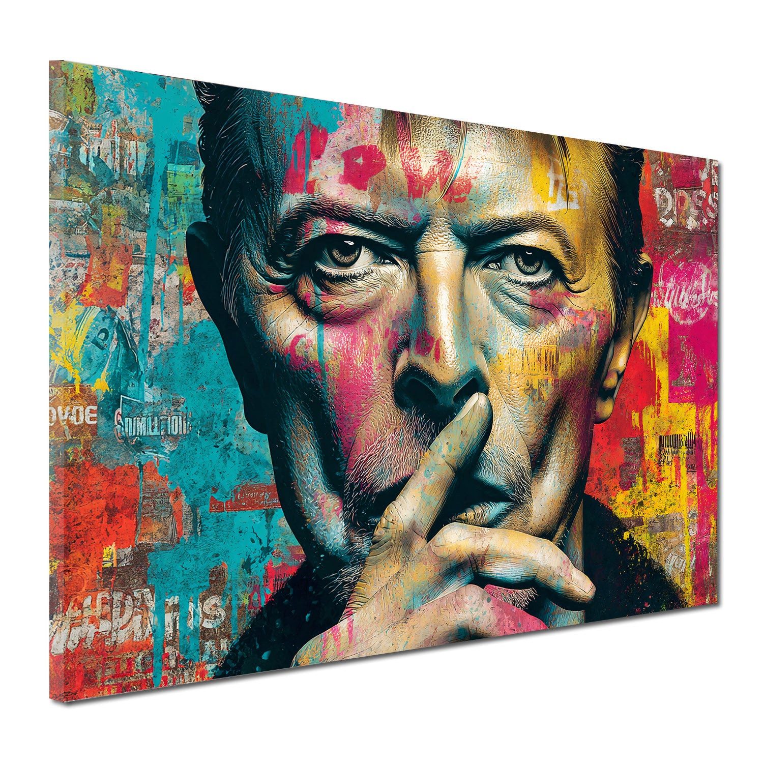 Artedinoi Leinwandbild Pop Art Star Porträt Wandbild Leinwandbild Kunstdruck XL Wanddeko, Star-Porträt