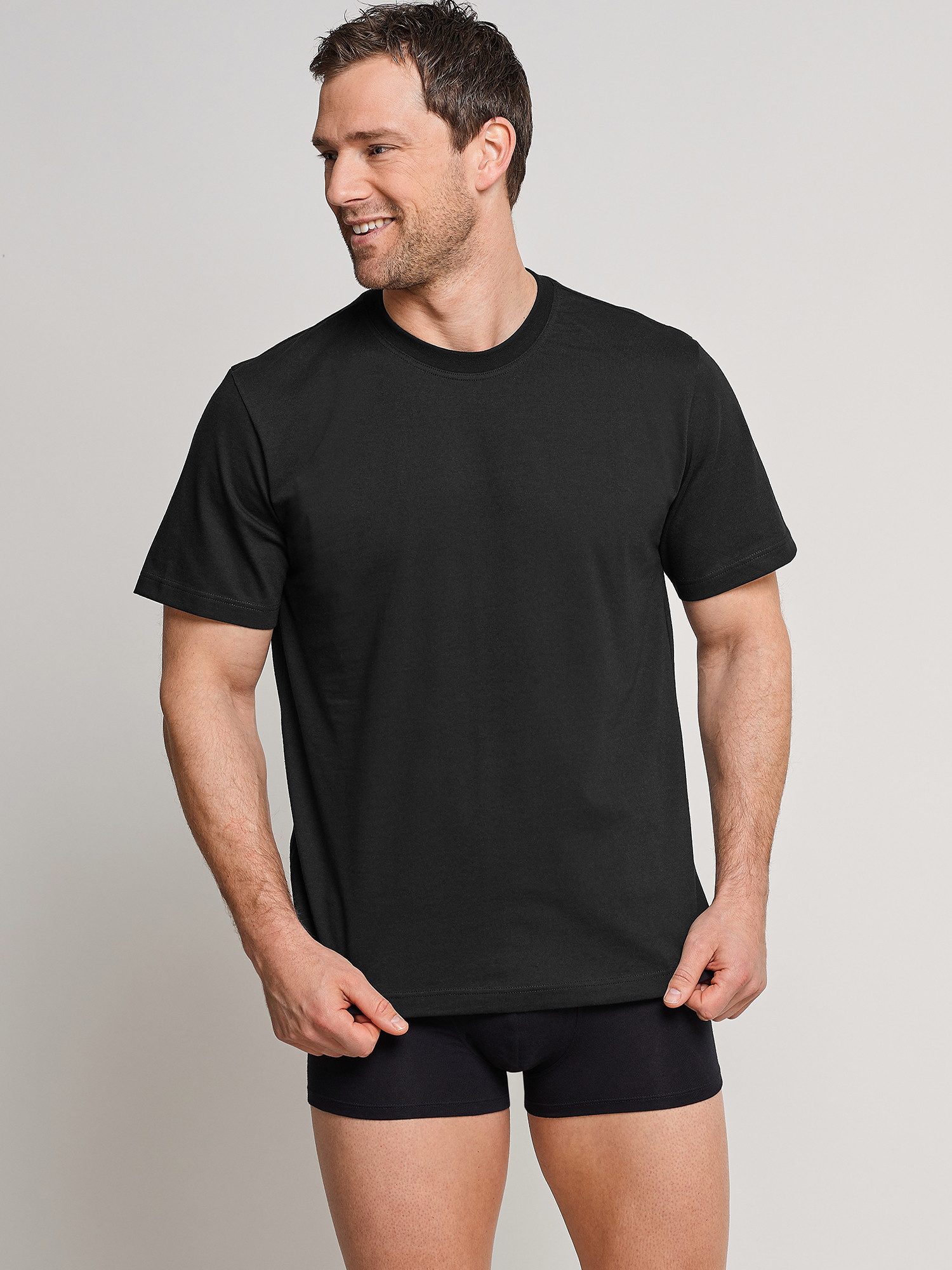 Schiesser T-Shirt American Shirt (4-tlg) unterziehshirt günstig online kaufen