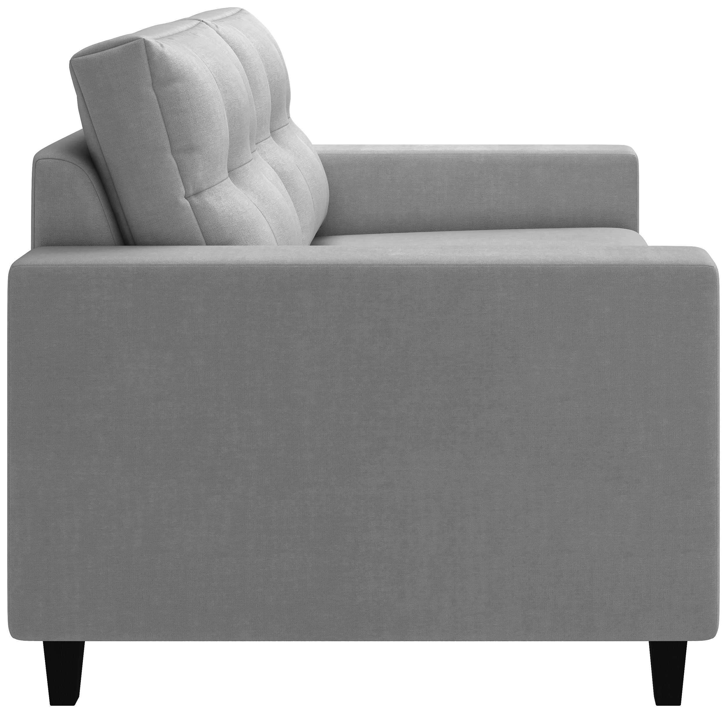 Stylefy Polstergarnitur frei Rückenlehne, und stellbar und im mit Sofa, Raum (2-tlg), Modern (Set bestehend Linn, Sofa aus Couchgarnitur), 2-Sitzer 3-Sitzer Design, Armlehnen
